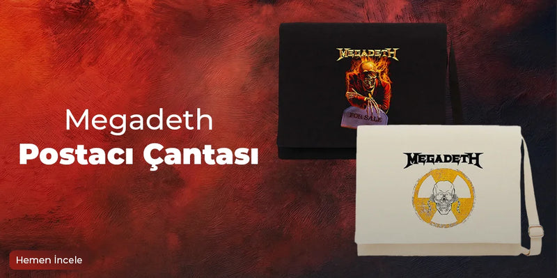 Megadeth Postacı Çantası