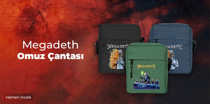Megadeth Omuz Çantası