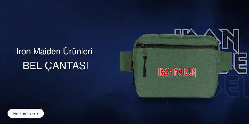 Iron Maiden Bel Çantası kapak