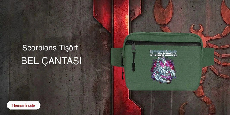 Scorpions Bel Çantası kapak