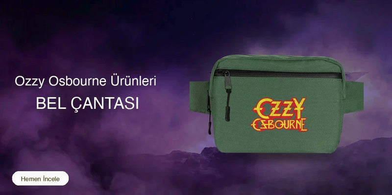 Ozzy Osbourne Bel Çantası