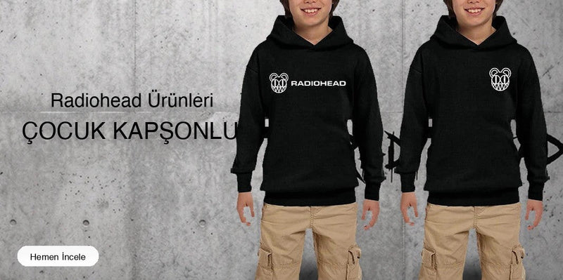 Radiohead Çocuk Kapşonlu