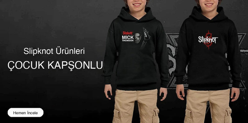 Slipknot Çocuk Kapşonlu kapak