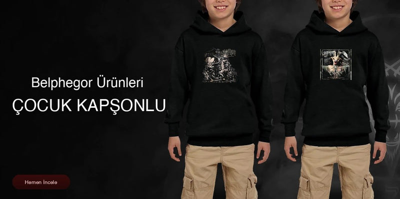 Belphegor Çocuk Kapşonlu