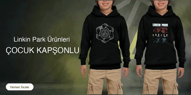 Linkin Park Çocuk Kapşonlu