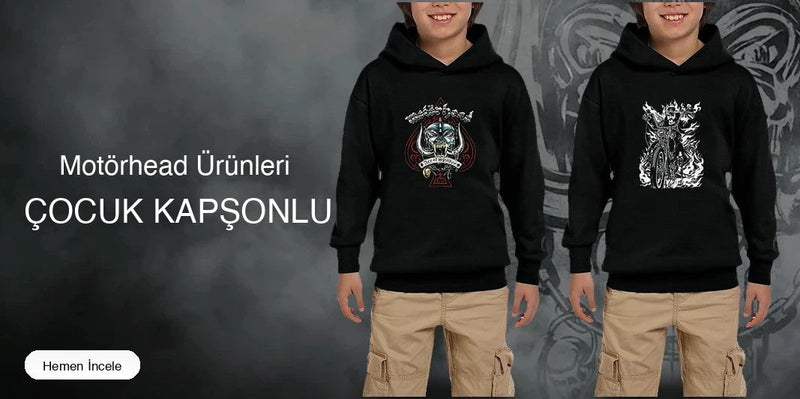 Motörhead Çocuk Kapşonlu kapak