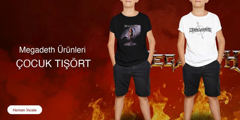 Megadeth Çocuk Tişört kapak