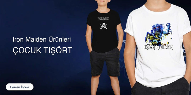 Iron Maiden Çocuk Tişört kapak