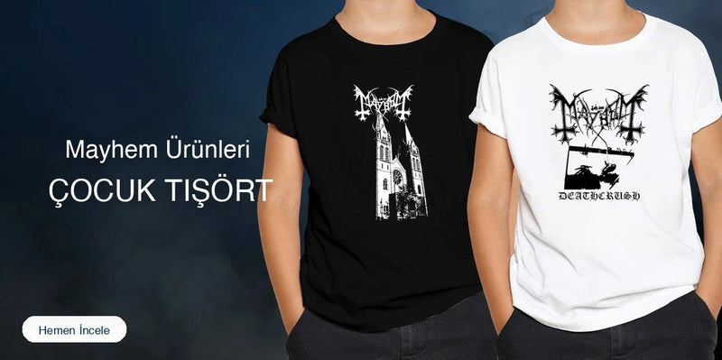 Mayhem Çocuk Tişört kapak
