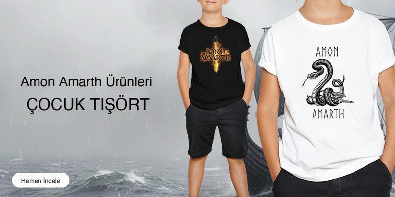 Amon Amarth Çocuk Tişört kapak