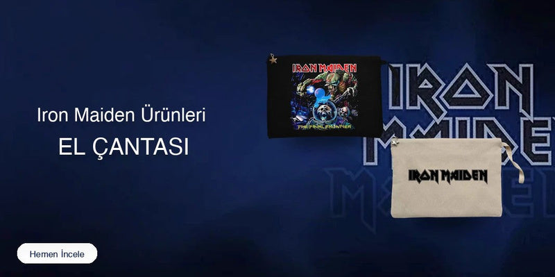 Iron Maiden Clutch El Çantası kapak