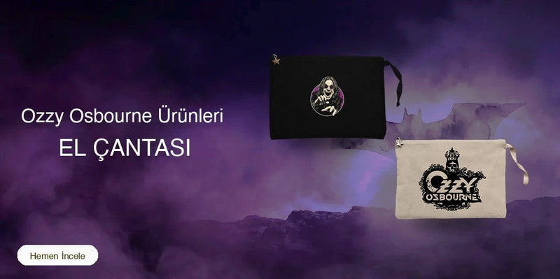 Ozzy Osbourne Clutch / El Çantası
