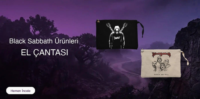 Black Sabbath Clutch / El Çantası kapak