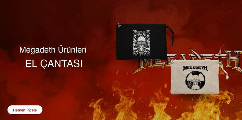 Megadeth Clutch / El Çantası kapak