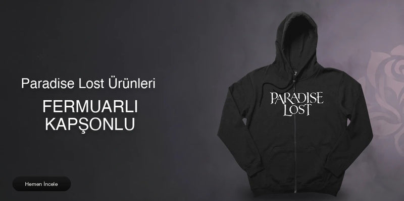 Paradise Lost Fermuarlı Kapşonlu