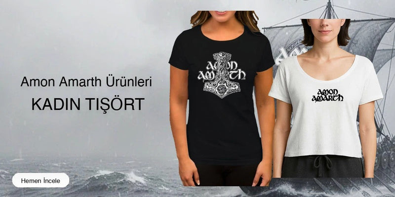 Amon Amarth Kadın Tişört kapak