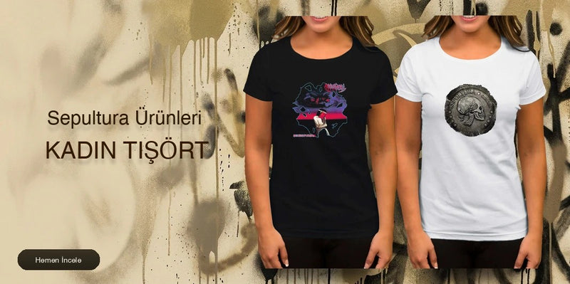 Sepultura Kadın Tişört