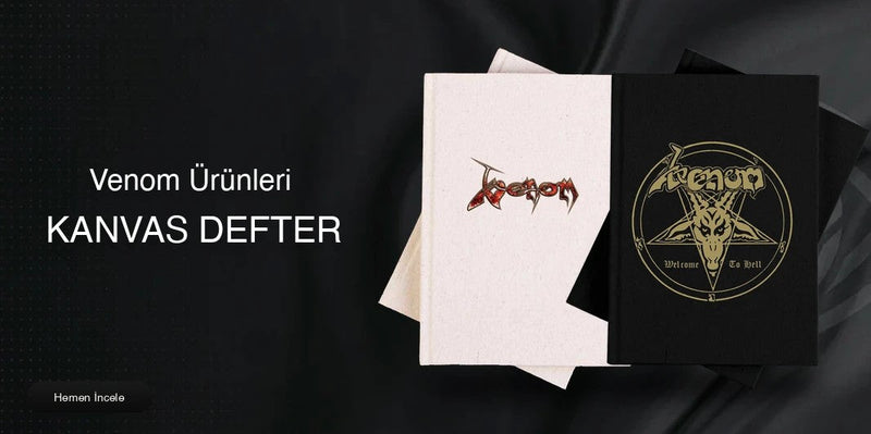 Venom Kanvas Defter kapak
