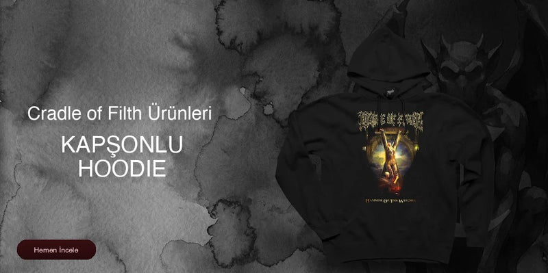 Cradle of Filth Kapşonlu Fermuarsız