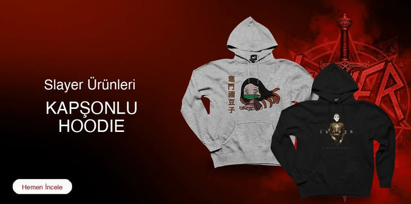 Slayer Kapşonlu Fermuarsız