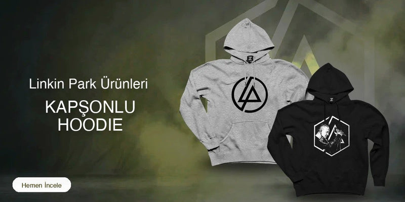 Linkin Park Kapşonlu Fermuarsız