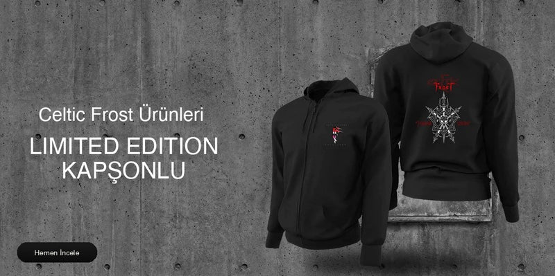 Celtic Frost Limited Edition Kapşonlu Sweatshirt