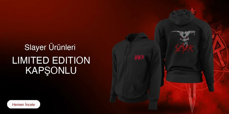 Slayer Limited Edition Kapşonlu Sweatshirt