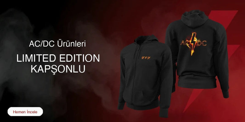 AC/DC Limited Edition Kapşonlu Sweatshirt kapak