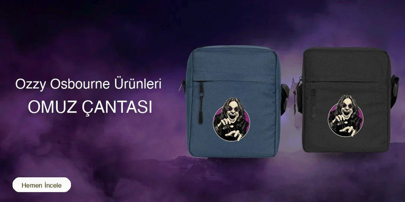 Ozzy Osbourne Omuz Çantası