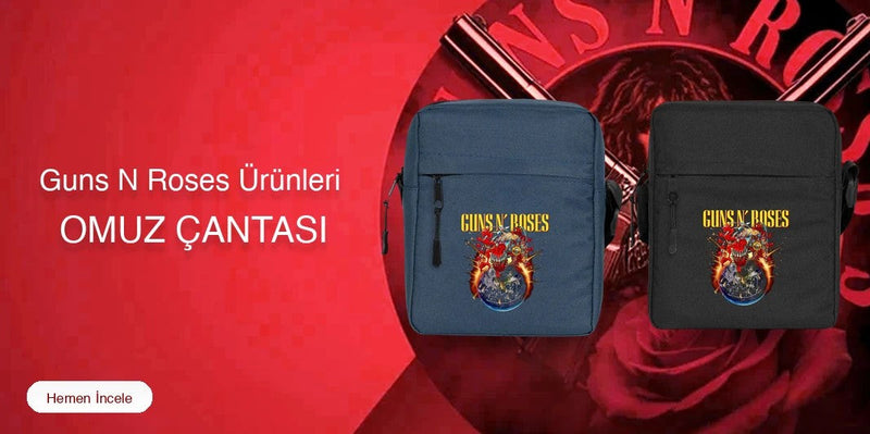 Guns N Roses Omuz Çantası kapak