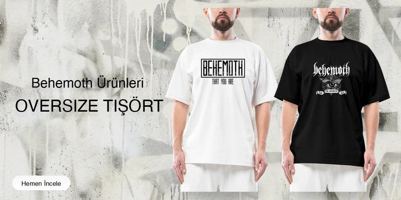 Behemoth Oversize Tişört kapak