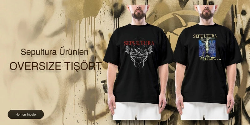 Sepultura Oversize Tişört