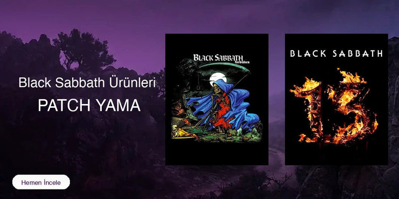 Black Sabbath Patch Yama kapak