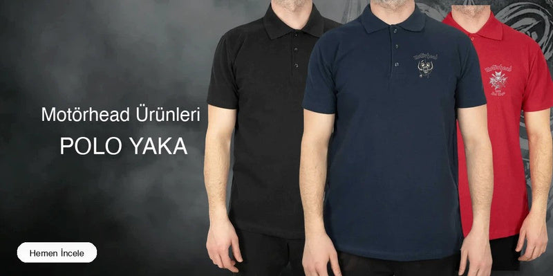 Motörhead Polo Yaka Tişört kapak