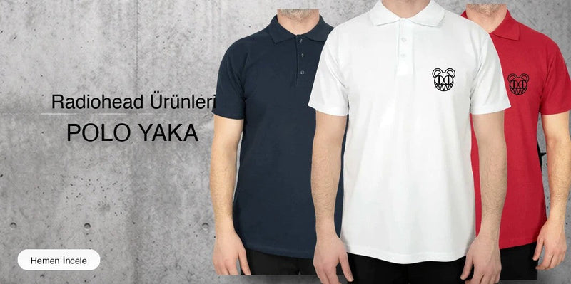 Radiohead Polo Yaka Tişört