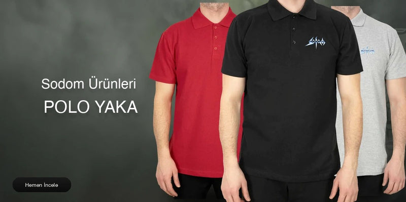 Sodom Polo Yaka Tişört