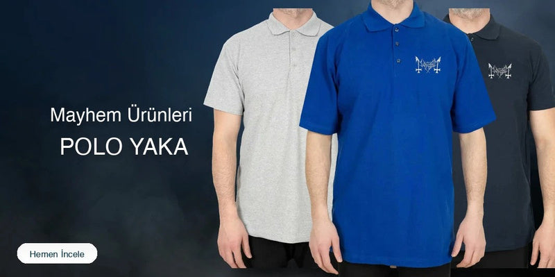 Mayhem Polo Yaka Tişört kapak