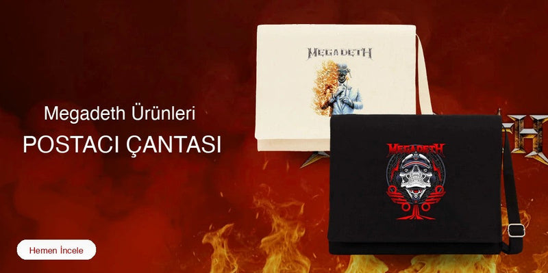 Megadeth Postacı Çantası kapak