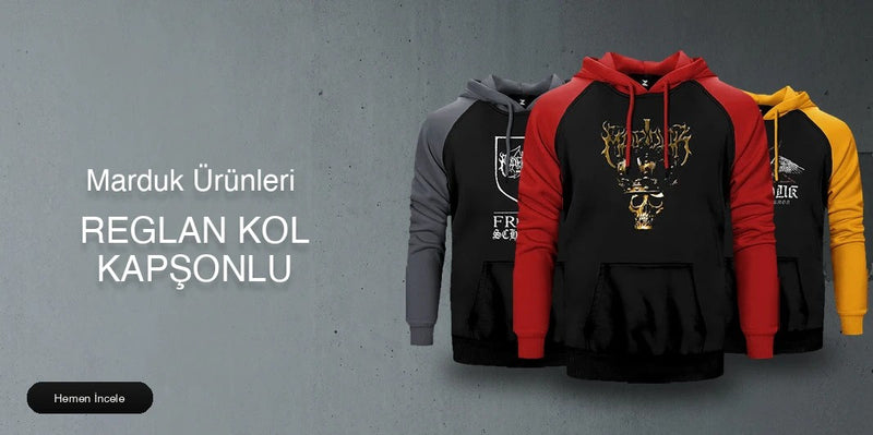 Marduk Reglan Kol Renkli Kapşonlu