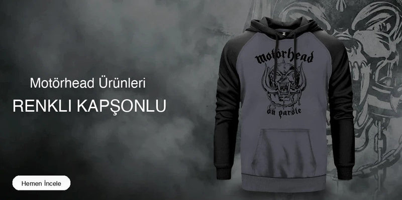 Motörhead Renkli Kapşonlu kapak