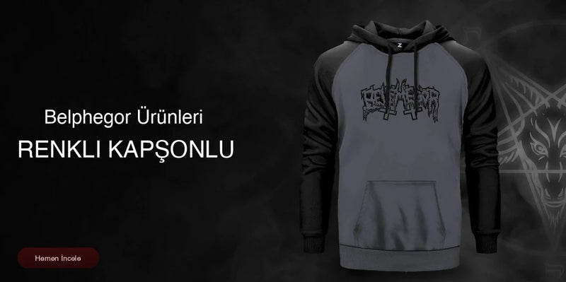 Belphegor Renkli Kapşonlu