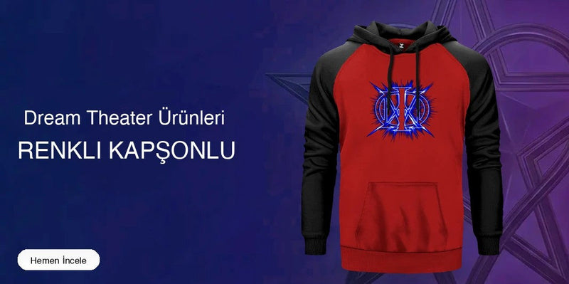 Dream Theater Renkli Kapşonlu
