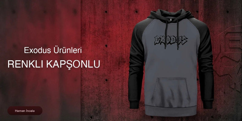 Exodus Renkli Kapşonlu