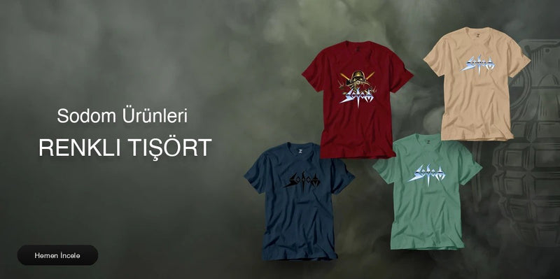 Sodom Renkli Tişört