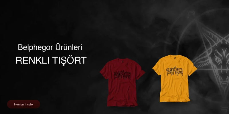 Belphegor Renkli Tişört