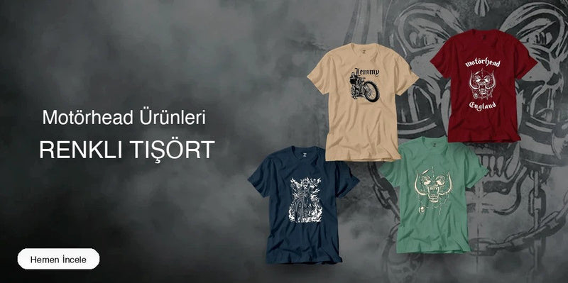 Motörhead Renkli Tişört kapak