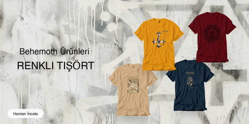 Behemoth Renkli Tişört kapak