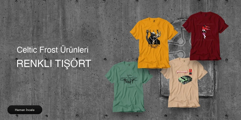 Celtic Frost Renkli Tişört