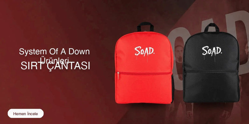 System Of A Down Sırt Çantası