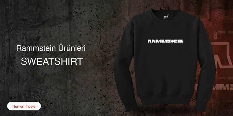 Rammstein Sweatshirt kapak